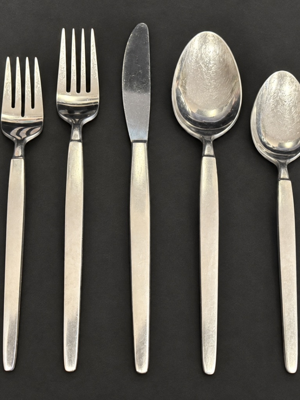 Vintage Stanley Roberts Astro stainless steel flatware 10 pieces |  2 settings